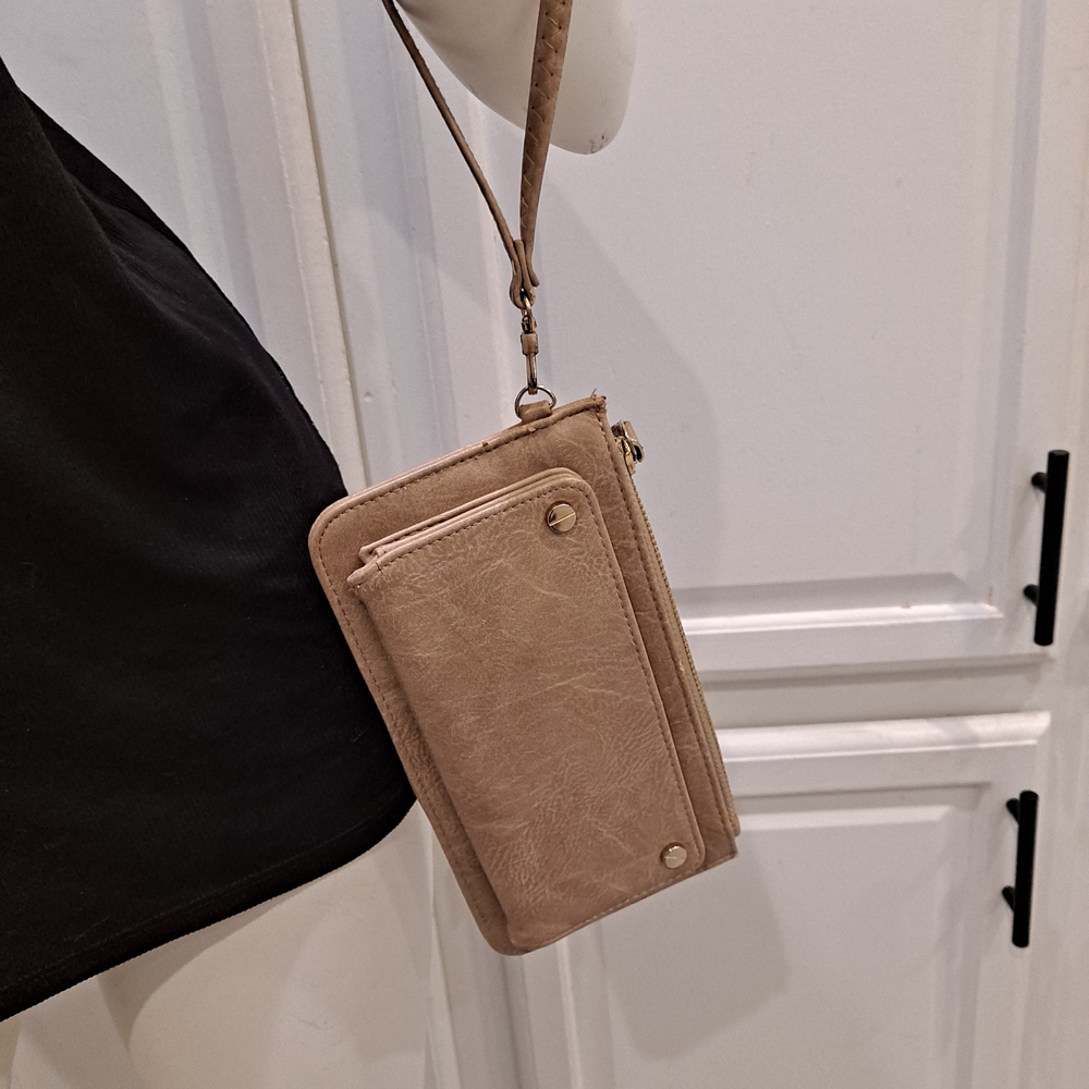 Altar'd State Tan Wristlet Wallet